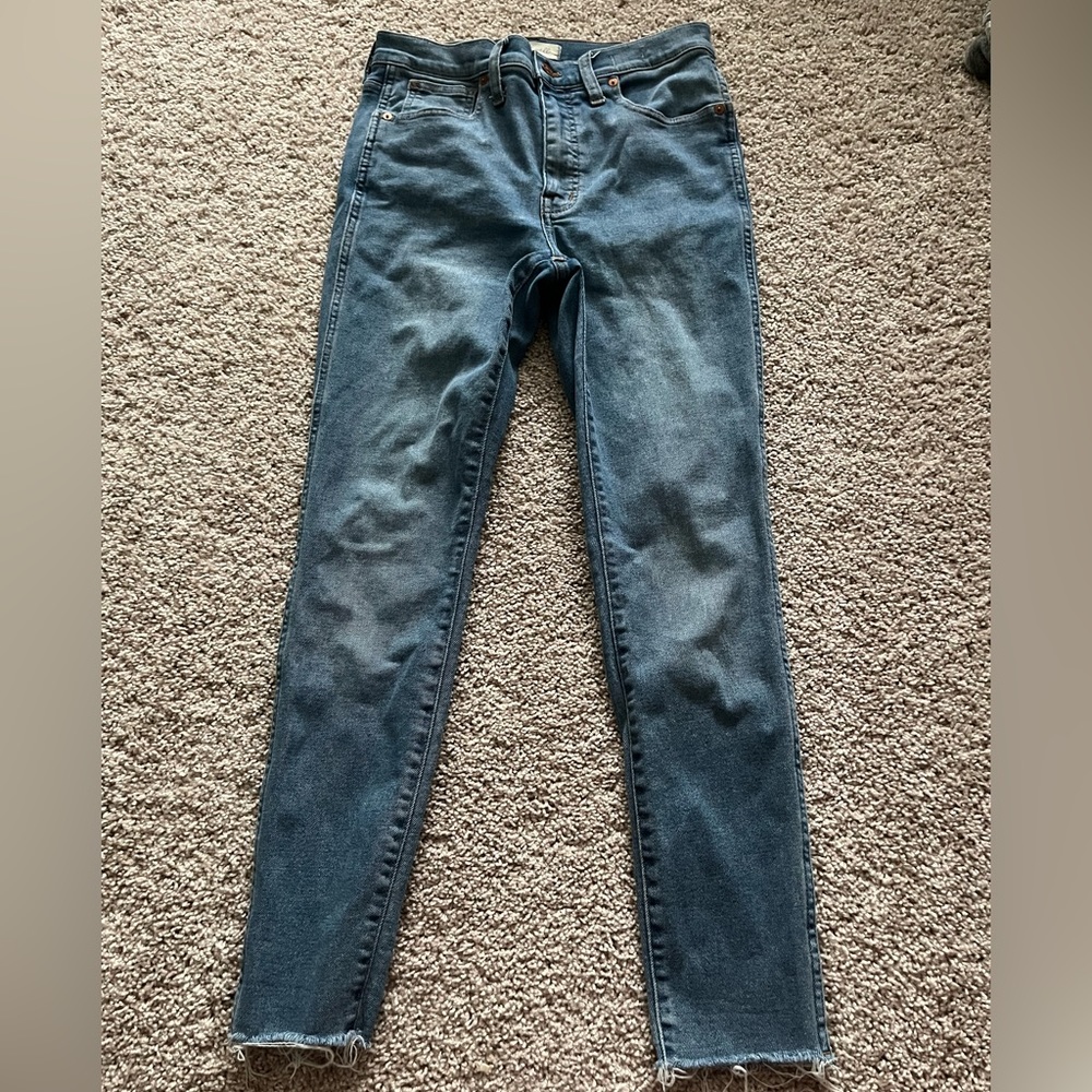 Madewell raw gem jeans